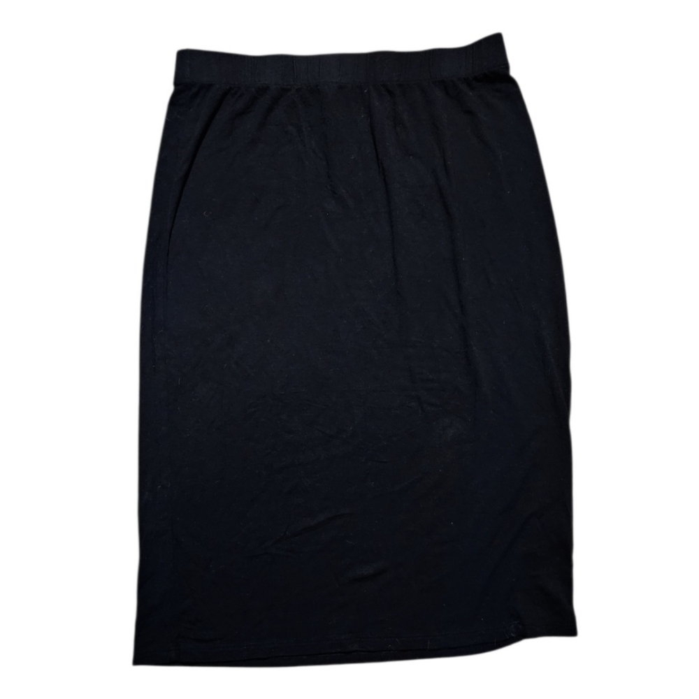 Michael Stars Black Knit Midi Pencil Skirt Size Small